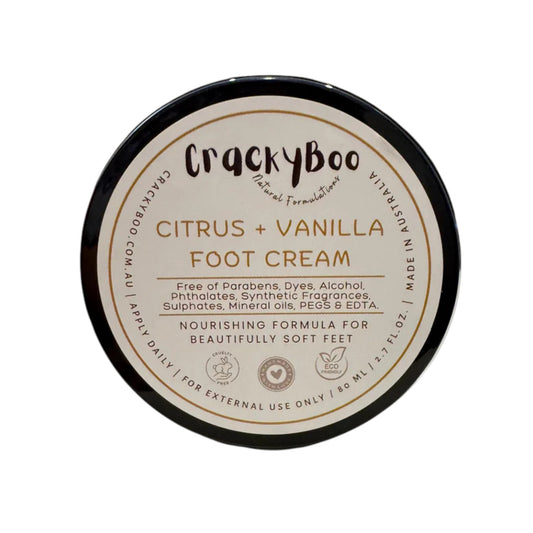 Citrus + Vanilla Foot Cream